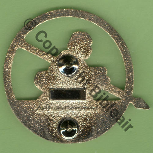 48 NH GLA.48  DISSOLUTION DA DAKAR 2011  AB.P 2Attach PINS Dos irreg scintillant Src.Y.GENTY 23Eur(x3) 